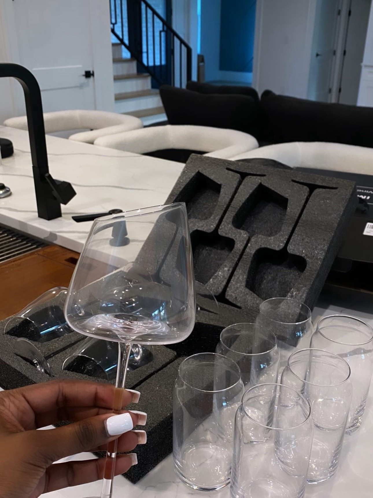 Aesthetically pleasing wine glasses! 

#LTKCyberWeek #LTKHome #LTKFindsUnder50