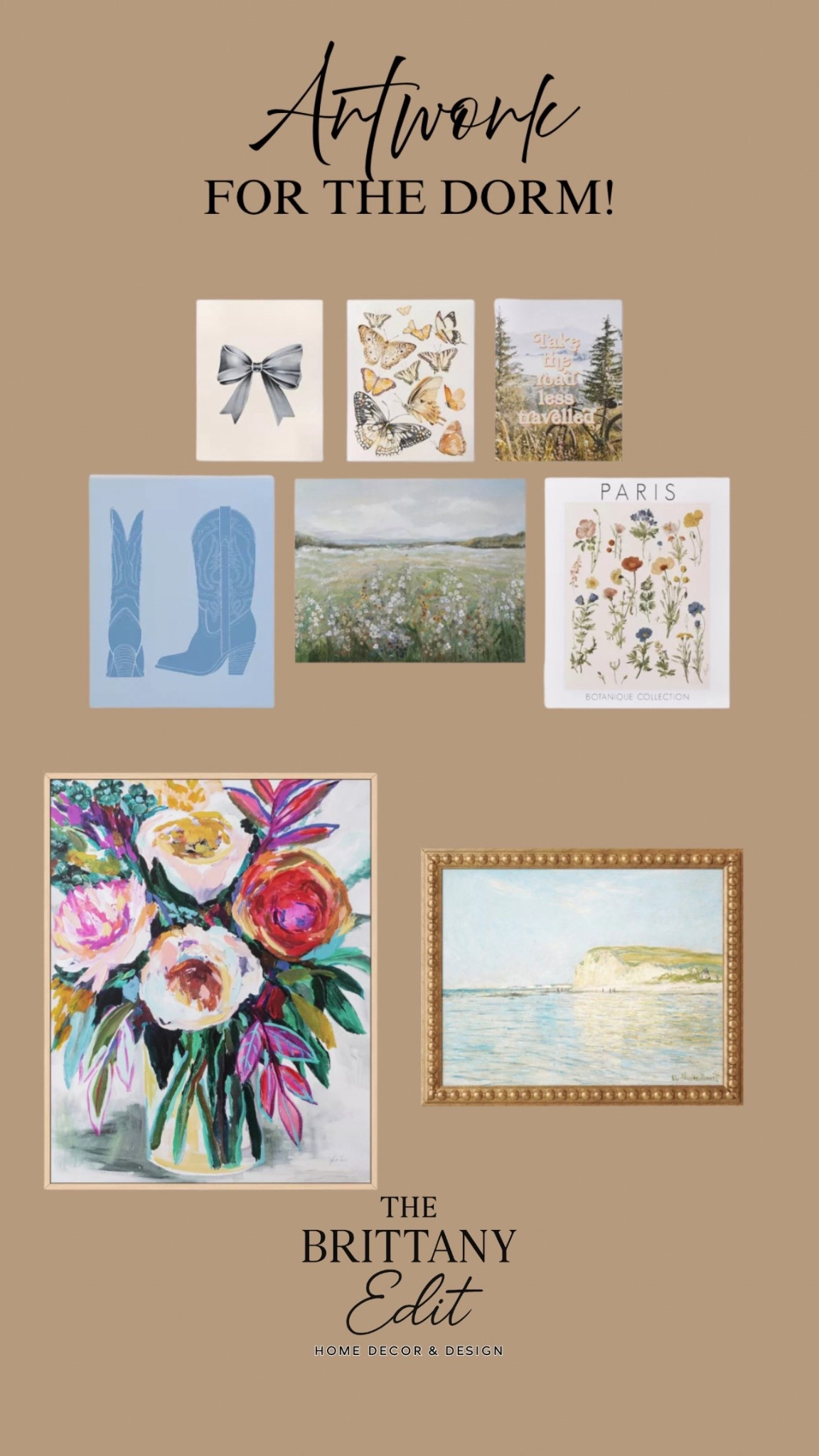 Grab some fun artwork for your kids dorm room to help make their space more homey! 

#LTKHome #LTKFamily #LTKSeasonal