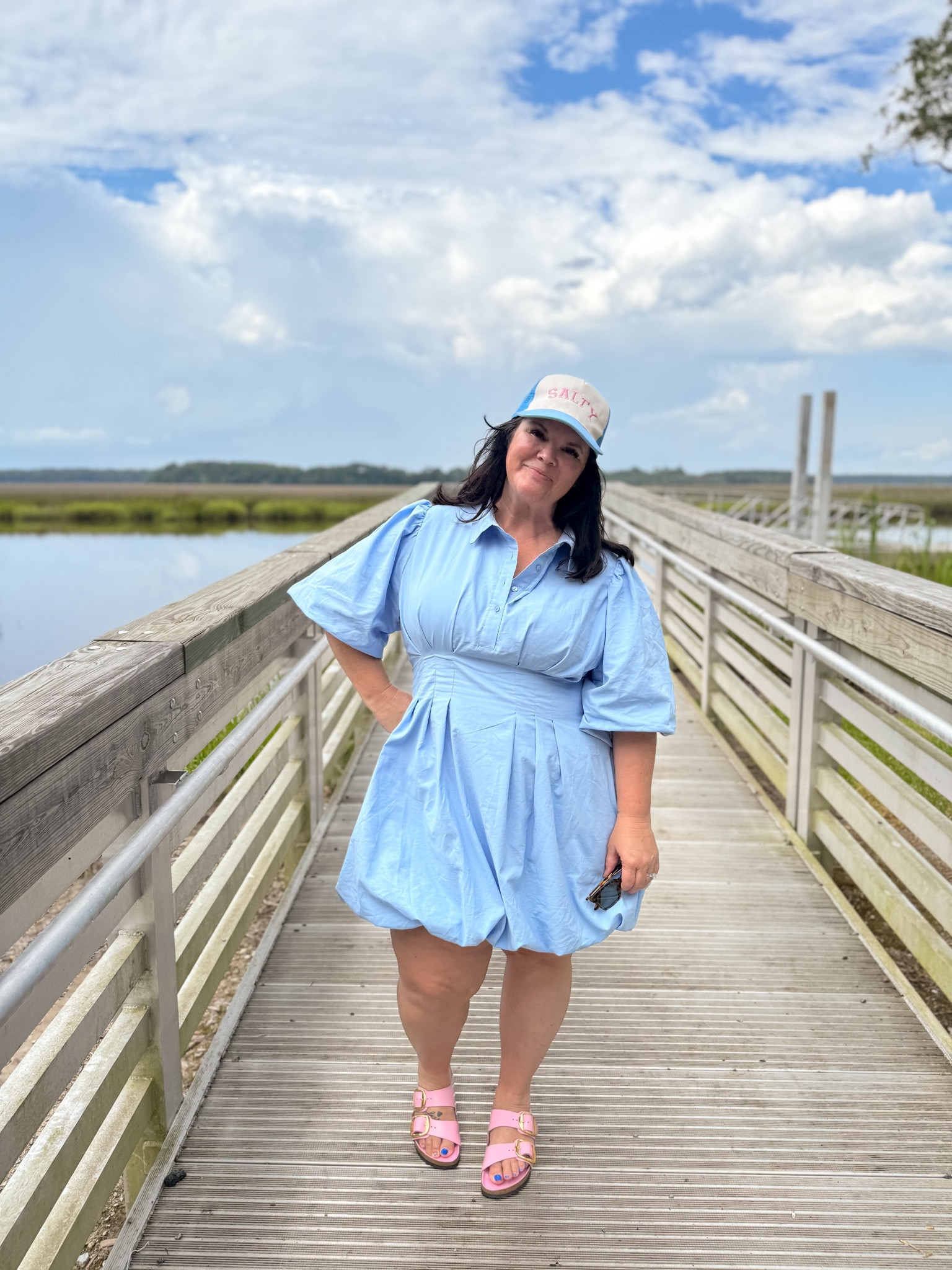 long sleeve striped mini dress Long Sleeve Stripe Mini Dress With Side Pockets
