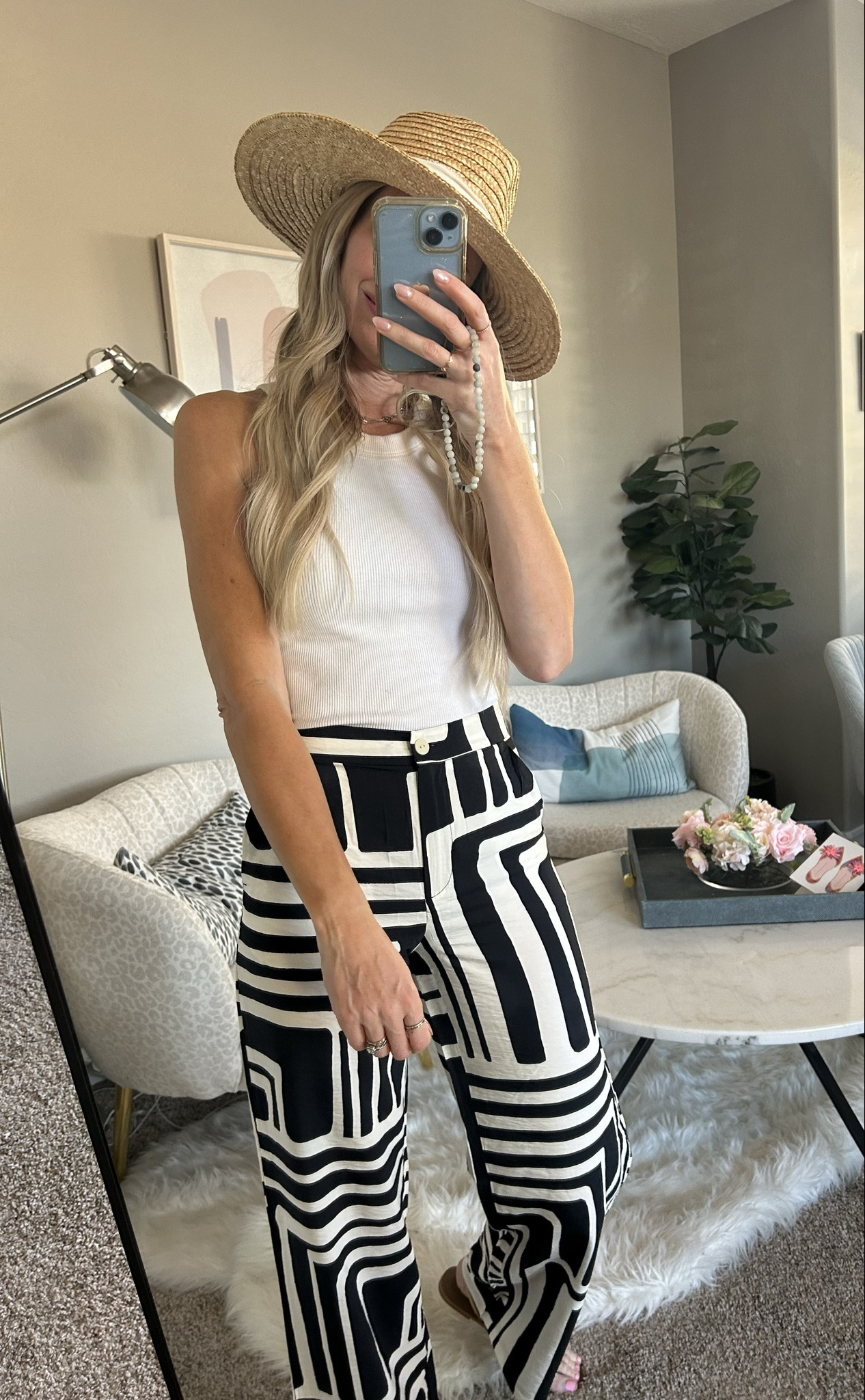 This set is so fun! Scroll to see the top too! You can wear the pants with other basics! And the top would look so cute with some linen pants, jeans, or even shorts! The material is sooo comfortable! Perfect for a vacation or just an everyday look! 

Affordable outfits
Vacation outfit
Everyday outfitt
Resort wear

#LTKfindsunder50 #LTKstyletip #LTKtravel