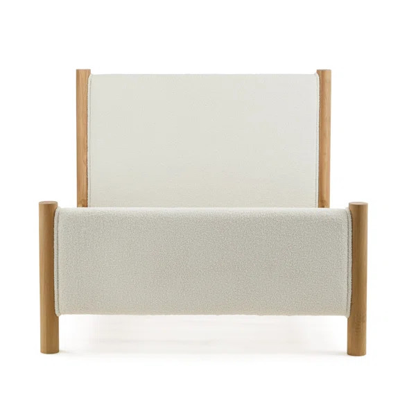 Leilani Upholstered Bouclé Bed | Wayfair North America