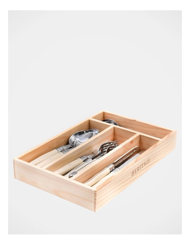 Laguiole Sophistique 24 Piece Cutlery Set in Ivory | Myer