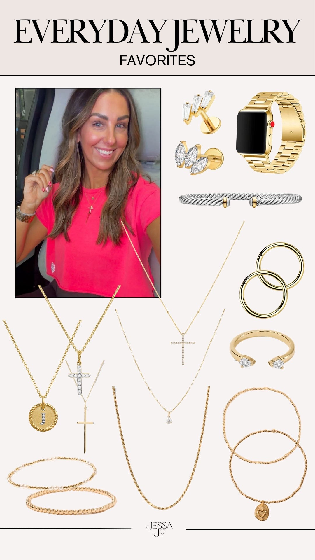 Everyday jewelry favorites. Classic jewelry. Everyday jewelry stack. Dainty everyday jewelry  

#LTKSeasonal #LTKSaleAlert #LTKootd