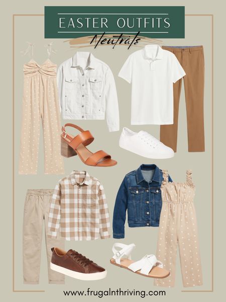Neutral family Easter outfits from Old Navy!! Get 40% off everything during the Cyber Easter Sale!

#familyoutfits #easter #easterfashion #oldnavy #neutralfashion

#LTKstyletip #LTKSeasonal #LTKfamily