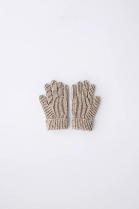 PLAIN KNIT GLOVES | Zara Canada