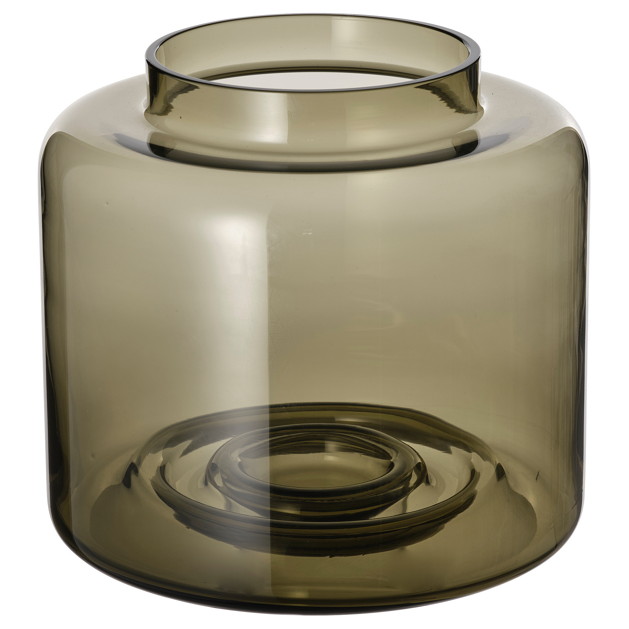 KONSTFULL Vase, grünbraun, 16 cm - IKEA Deutschland | IKEA (DE)