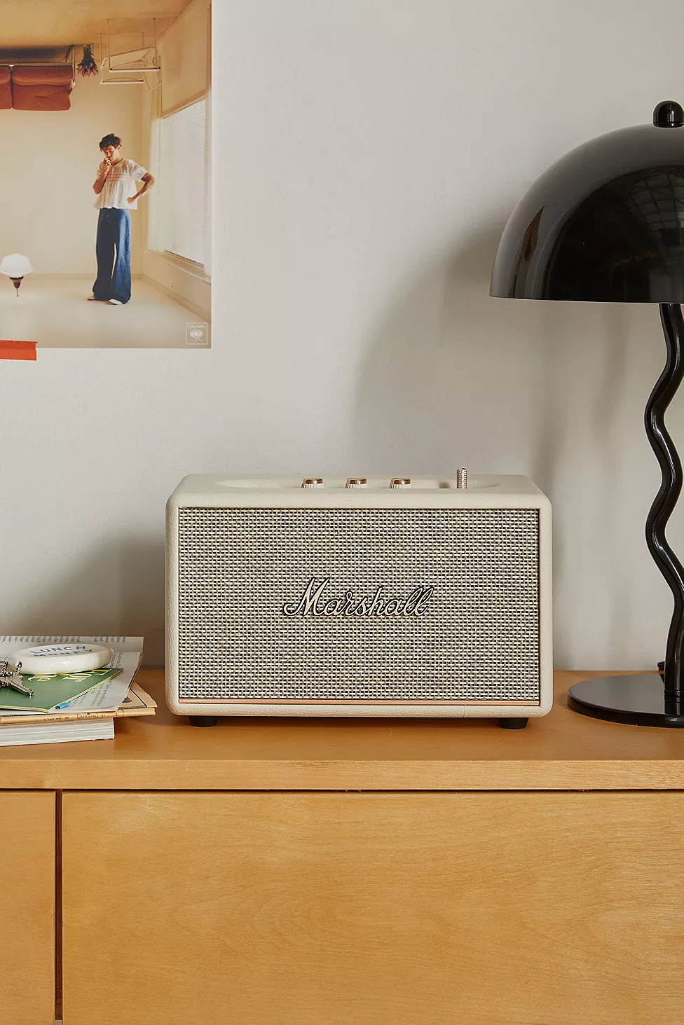 Marshall White Acton III Home Bluetooth Speaker | Urban Outfitters (EU)