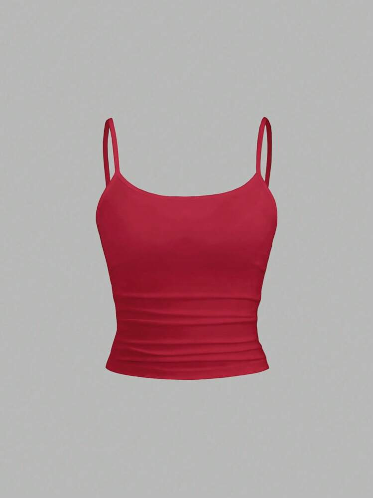 Sweetra Women's Fitted Camisole, Slim Fit, Layering Sleeveless Top Y2K  | SHEIN