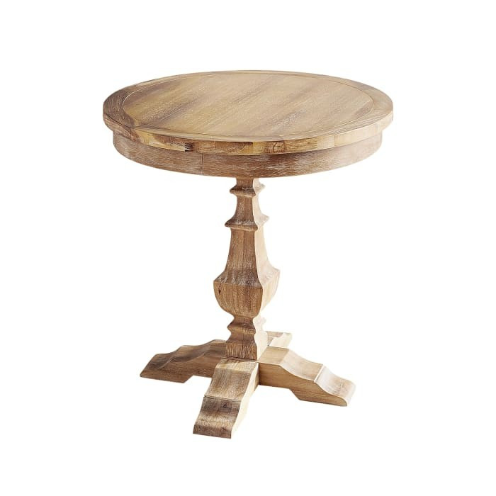 Pier 1 Bradding Round End Table - Stonewash or Gray | Pier 1 Online