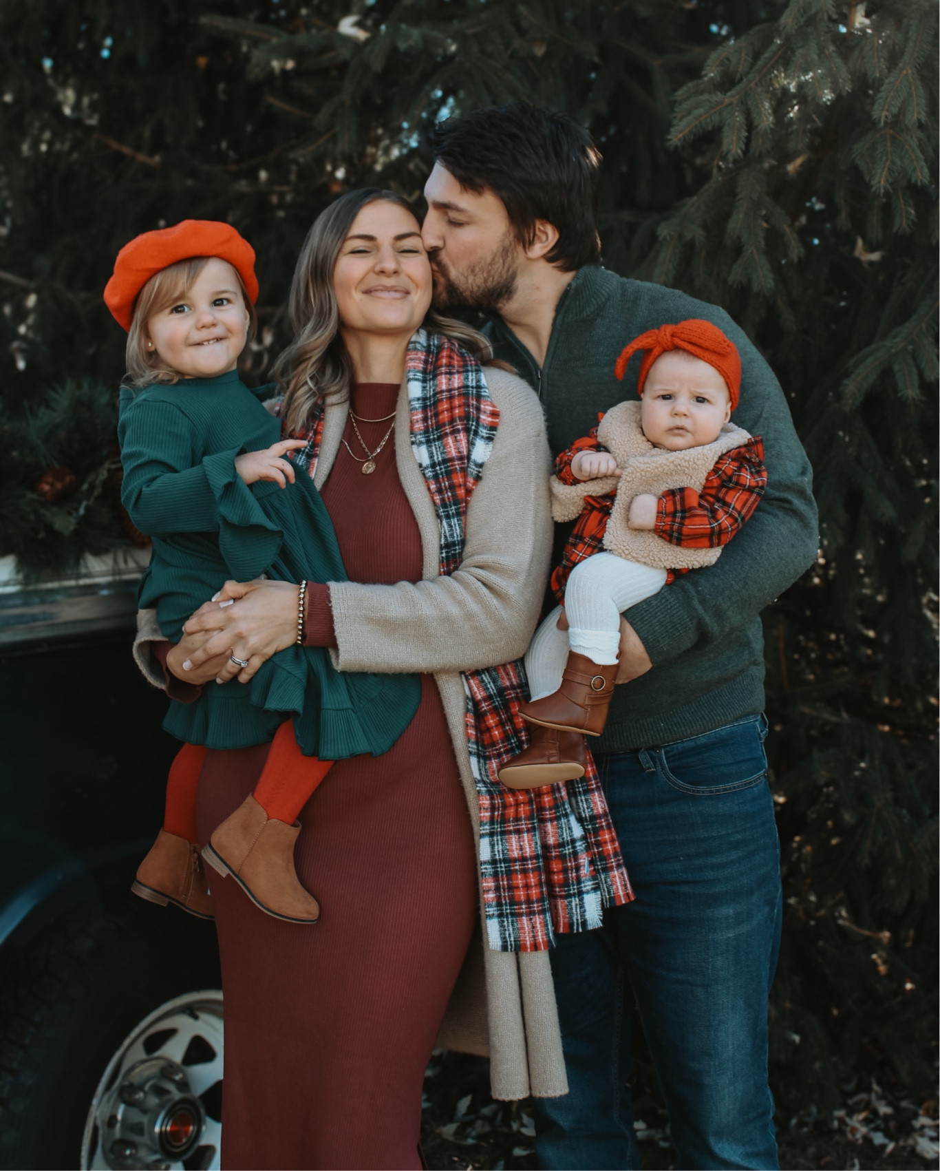 Family holiday outfit inspo. Christmas outfit inspo. Family outfits. Toddler holiday style. Baby Christmas outfit. 

My dress is nursing friendly!! 

#LTKKids #LTKHoliday #LTKFamily