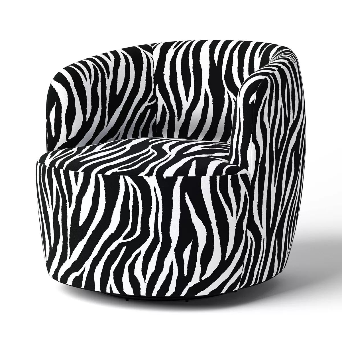 Black and White Zebra Swivel Accent Chair - DVF for Target | Target