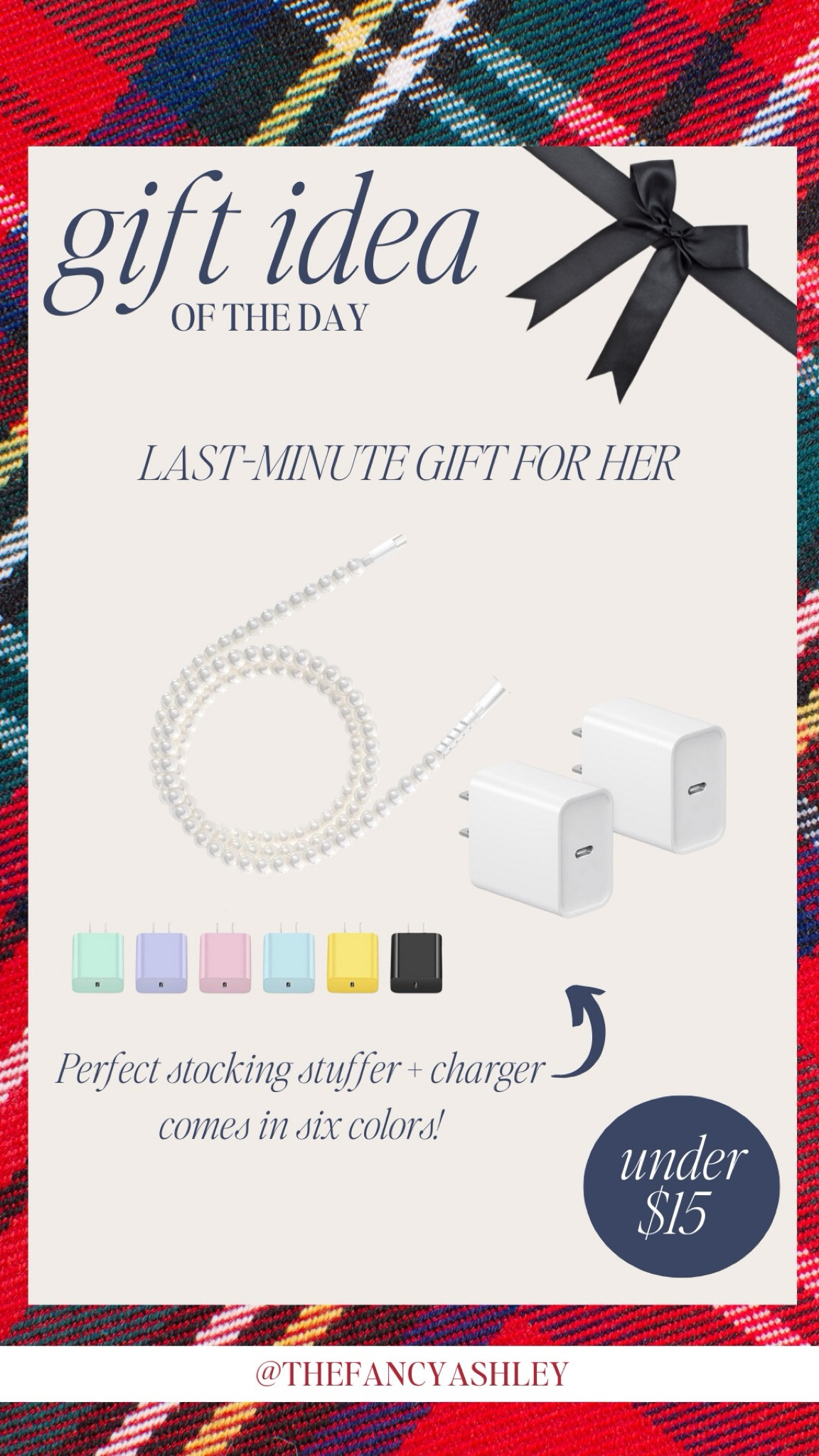 Cutest @amazon gift idea of the day for her. LOVE this pearl charger cable + chargers that come in SIX fun colors. Perfectly fab for stockings or last-minute gifting. Practical, but make it fancy.

#LTKFindsUnder50 #LTKGiftGuide #LTKWatchNow