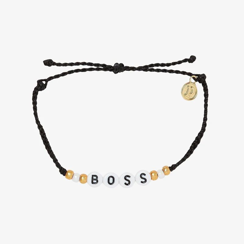 Boss Alphabet Bead Bracelet | Pura Vida Bracelets