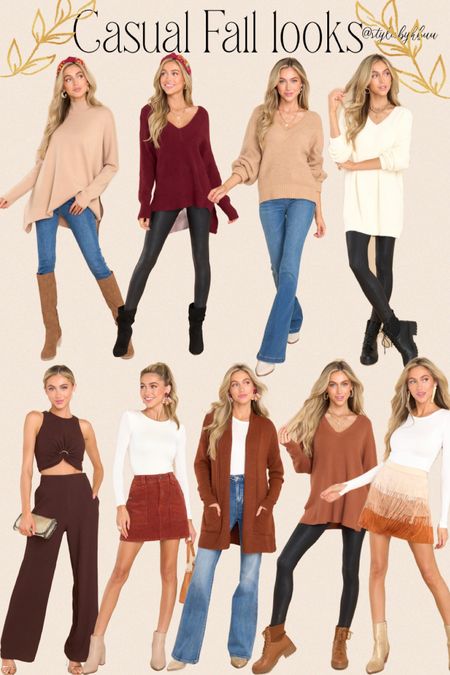 Casual everyday fall looks
Fall styles
Jeans 
Causal tops
Cardigans
Brown neutral tones 

#LTKSeasonal #LTKstyletip