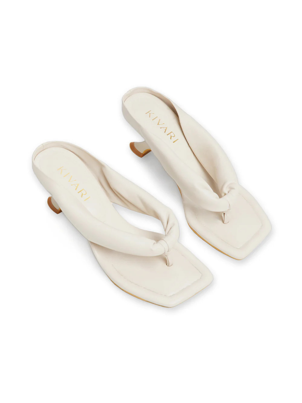 Kenzie Twist Heel - Oatmeal | Cream Heel - KIVARI | Kivari (Global minus AU/NZ)