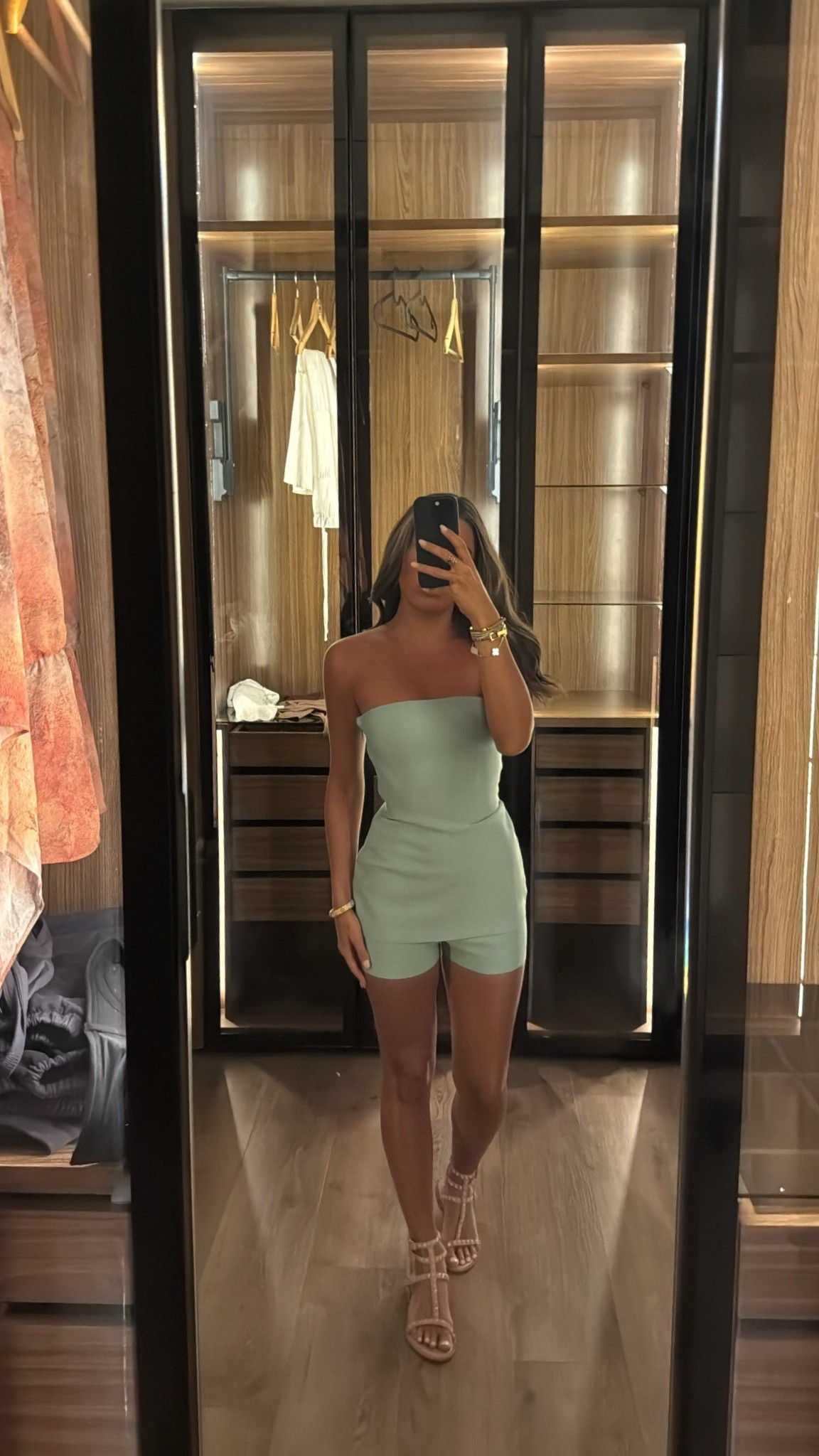 Bandage shorts and top, holiday outfit, vacation outfit, gladiator sandals 

#LTKuk #LTKeurope #LTKtravel