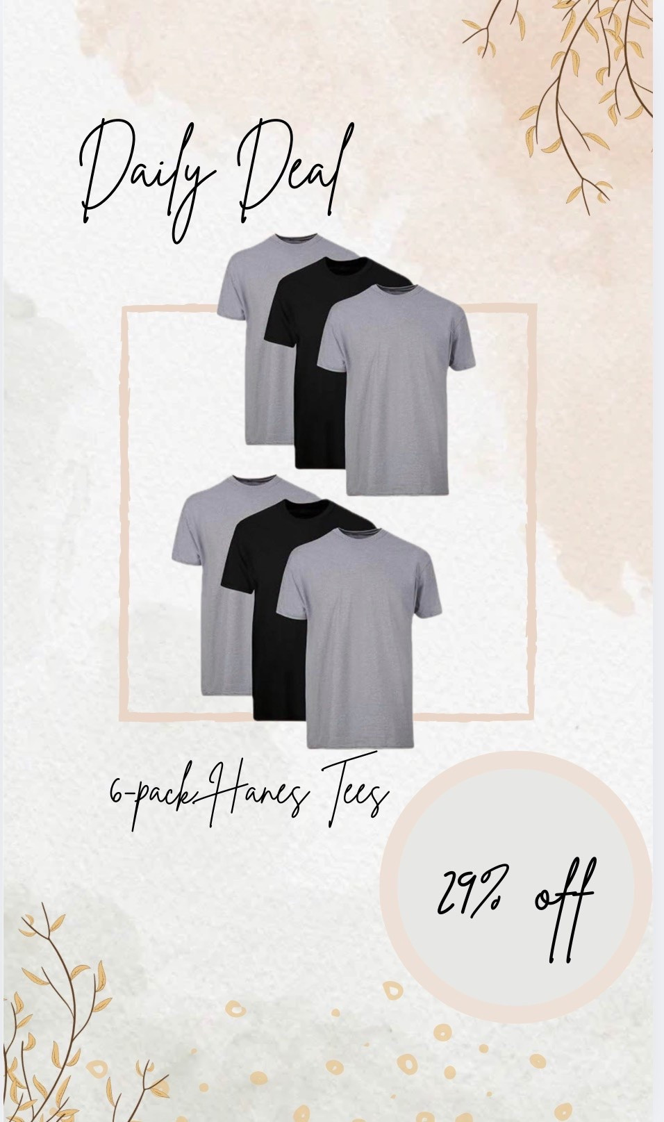 6-pack of men’s Hanes undershirts for 29% off making them only $16.xx!

Amazon finds, best Amazon products, viral products, product recommendations, online shopping finds, beauty favorites, wellness products, mom finds, affordable finds, Amazon must haves, skincare favorites, home finds, everyday essentials, product reviews, honest reviews, trending products, budget friendly finds, lifestyle finds, shopping recommendations, products worth buying

lifestyle finds, mom life essentials, amazon finds, realistic mom life, everyday essentials, time saving products, busy mom routine, practical lifestyle products, home organization hacks, deals and steals shopping

#LTKootd #LTKMens #LTKSaleAlert