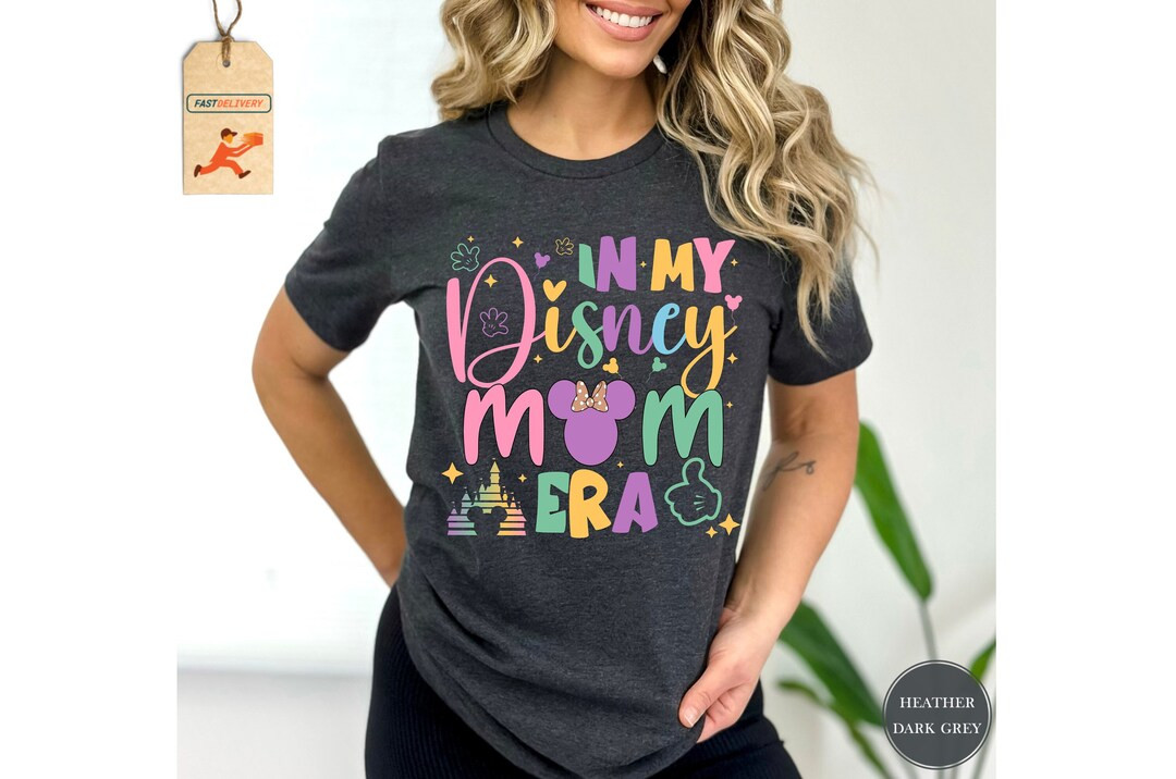 In My Disney Mom Era Shirt, Disney Mom Shirt, Retro Walt Disney Shirt, Disney Family Shirt, Disne... | Etsy (US)