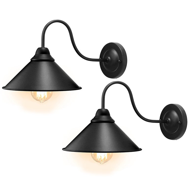 Indoor/Outdoor Wall Light, Set of 2 Wall Sconce Farmhouse Barn Lights Industrial Wall Light Fixtu... | Walmart (US)