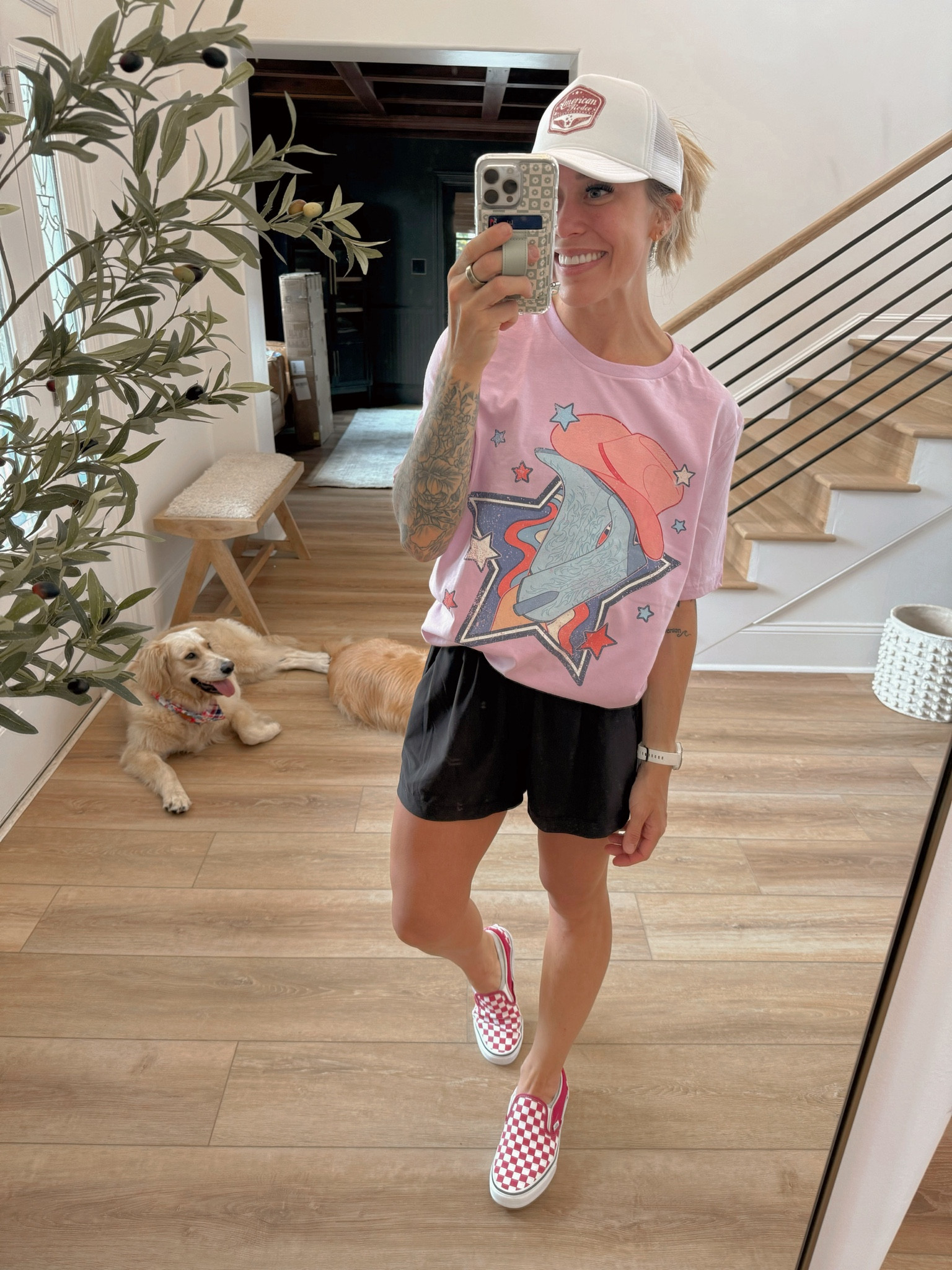 The CUTEST graphics for the Fourth of July! 🤍🇺🇸✨ my Mountain Moverz discount code this weekend is HOLLEY25 for 25% off or HOLLEY3 for buy 2 get 1 90% off!  Wearing a L in all tees & XL in crewneck for an oversized fit☺️ so CUTE!

Comfy / casual / under $40 / Holley Gabrielle 

#LTKSaleAlert #LTKFindsUnder50 #LTKStyleTip