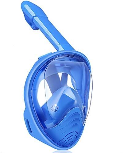 QingSong Kids Snorkel Mask Full Face, Snorkeling Gear with Camera Mount, 180 Degree Panoramic Vie... | Amazon (US)