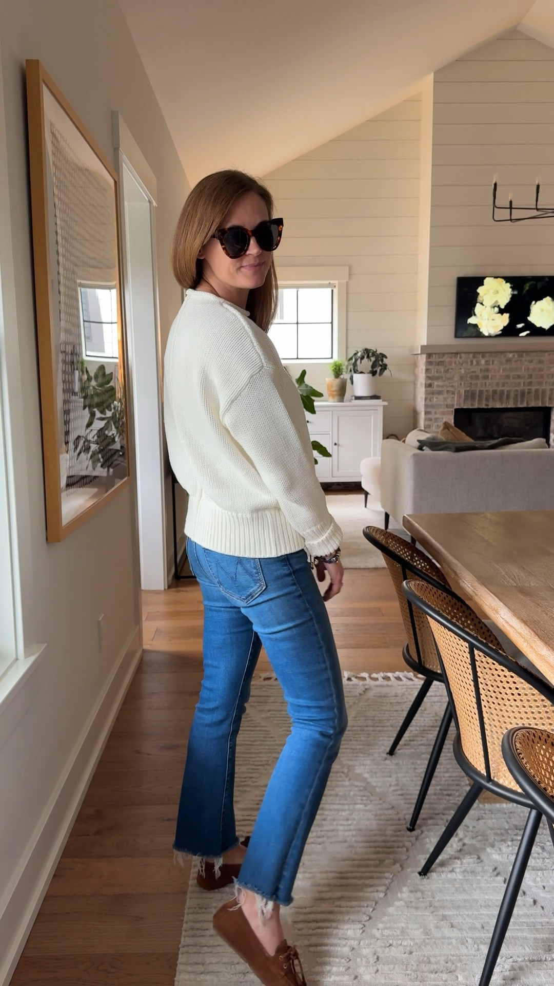 Sweater size small - linked similar too
Jeans size 25
Shoes run a touch small, I went up a half size 

#LTKootd #LTKgrwm #LTKdayinmylife