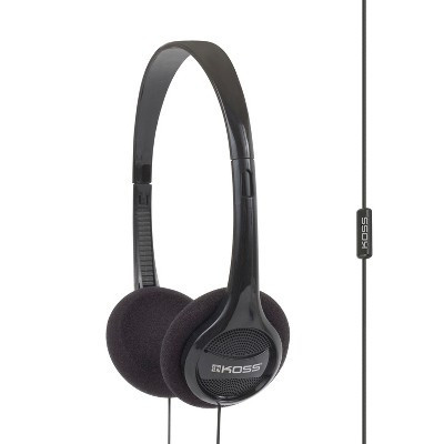 Koss® KPH7iK On-Ear Headphones with Microphone, In-Line Remote, and Adjustable Headband, Black | Target