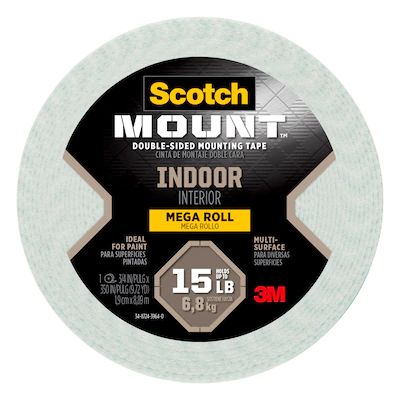 Scotch-Mount  Indoor Double-Sided Mounting Tape 0.75-in x 29.17-ft Double-Sided Tape | Lowe's