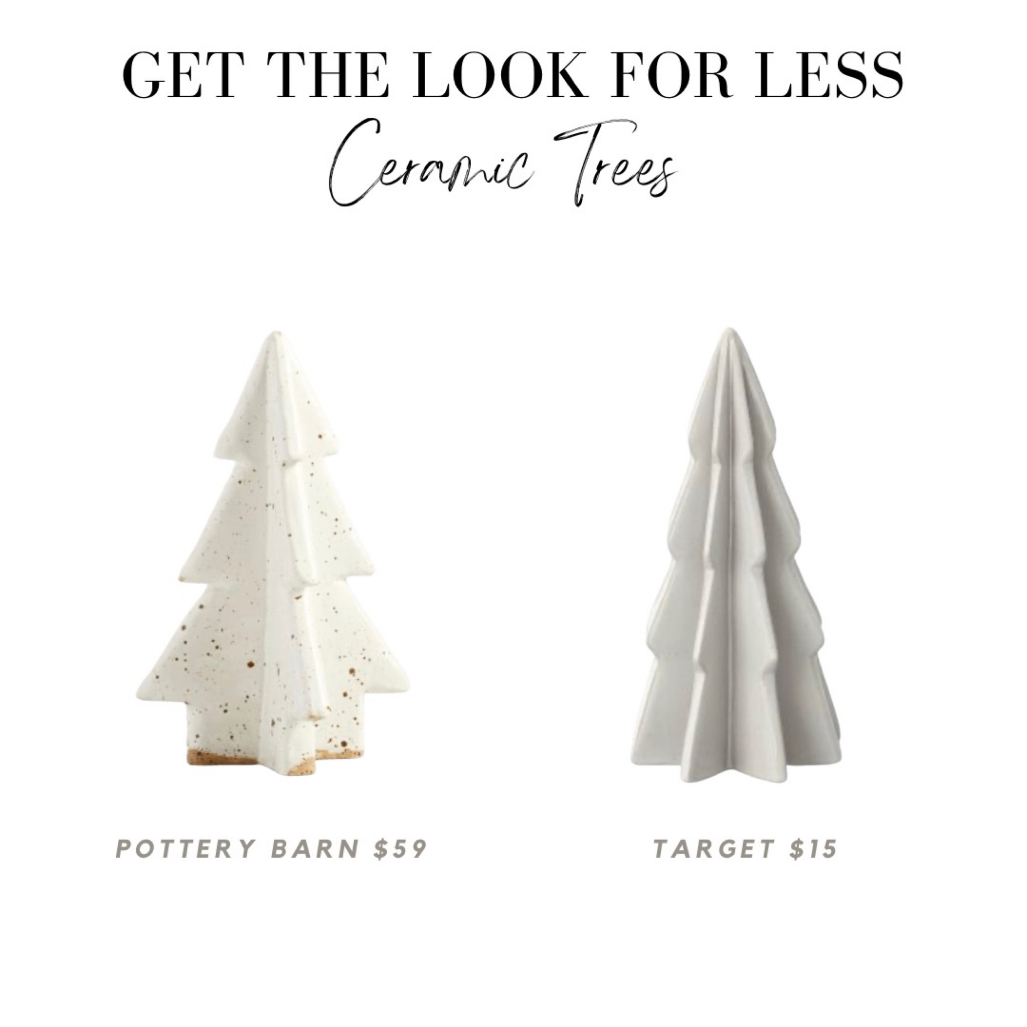 Get the look for less! Ceramic Tree, terracotta tree, pottery barn, target, potterybarn Christmas, target Christmas, white tree, white Christmas tree,
Christmas decor

#LTKHoliday #LTKSeasonal #LTKunder50