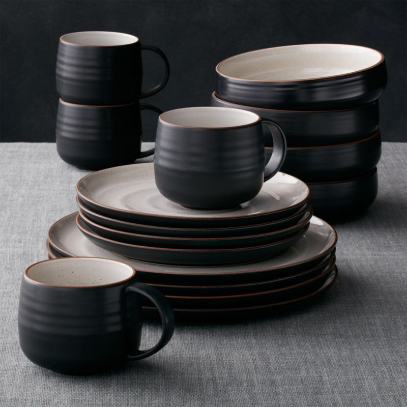 18th Street 16-Piece Dinnerware Set + Reviews | Crate & Barrel | Crate & Barrel