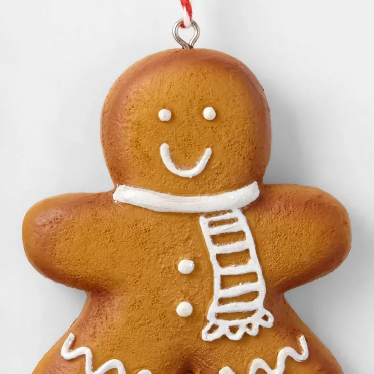 Gingerbread Cookie with Scarf Christmas Tree Ornament - Wondershop™ | Target