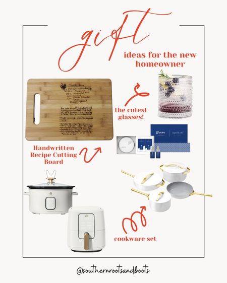 Got a new homeowner on your Christmas gift list? Look no further these home finds are great gift ideas. 

Engraved cutting board, pot set, Pura, glassware, crockpot, air fryer

#LTKCyberWeek #LTKGiftGuide #LTKhome