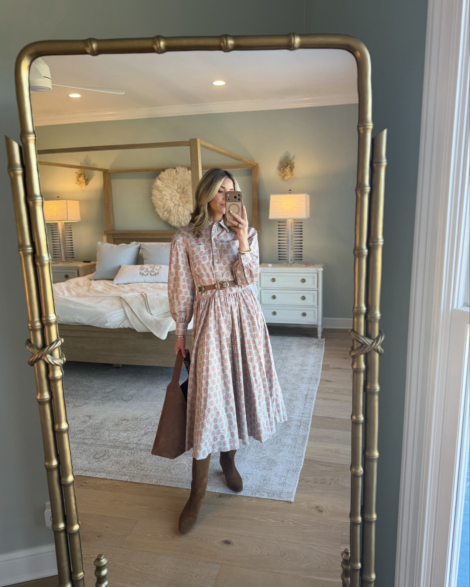 my outfit for day 1 of the southern c! this button front dress from hunter bell is the perfect piece to wear now with boots and into spring. wearing a size 2!

these suede boots from loeffler randall are another favorite of mine - i own them in 2 colors & love how versatile they are. can easily be worn with dresses, skirts & denim! 

#LTKootd #LTKSeasonal