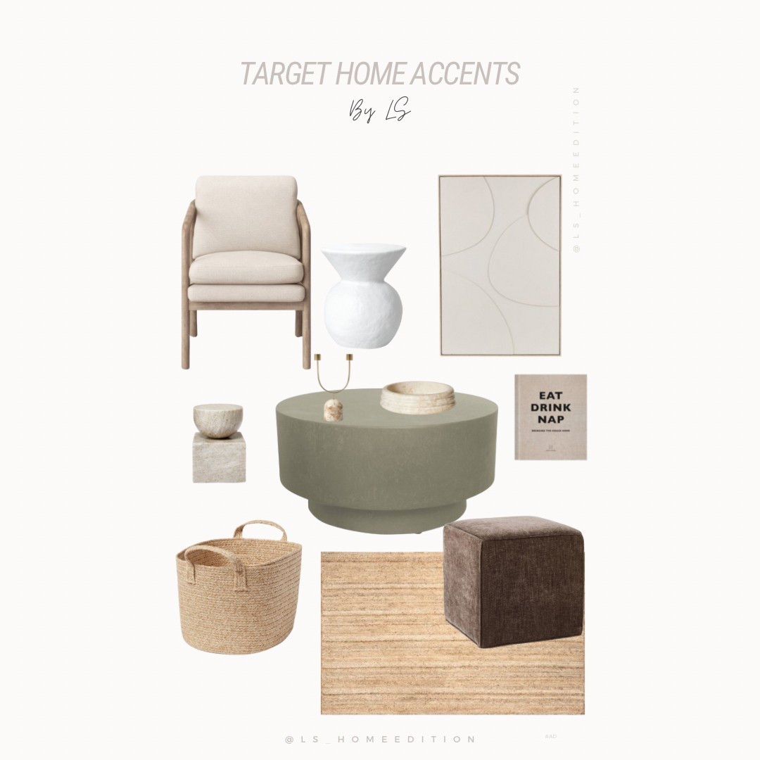 Target Home Accents 

#Targethomedecor #Targetdecor #Neutralhome #Homefinds #Homedecor #Olivetree #Fauxolivetree #boucle #bouclechair #brassmirror #coffeetable #coffeetabledecor #coffeetablebooks

#LTKHome