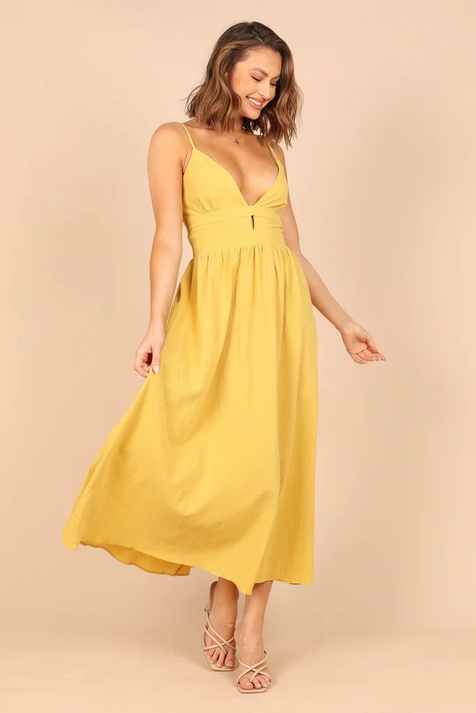 Arvid Maxi Dress - Yellow | Petal & Pup (AU)