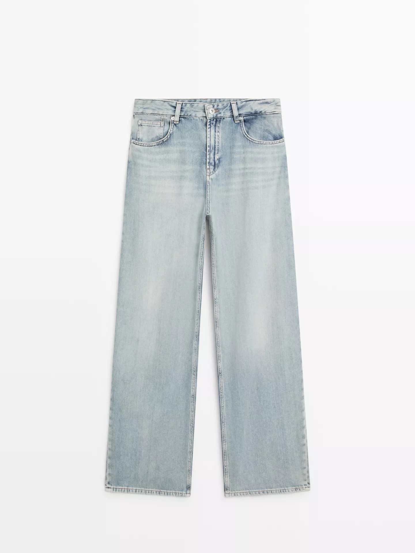 High-waist barrel fit jeans | Massimo Dutti UK