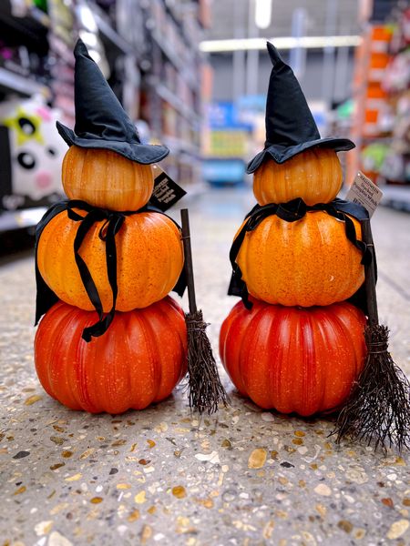 Okay, how adorable are these witch stacked pumpkins?! This is one if the cutest Halloween decor!!Halloween decor for less at @walmart. Stacked pumpkins . 5 ft skeleton, 10ft skeleton, pumpkin, animated moving books, the nightmare before Christmas, frog skeleton and so much more.

#halloween #fall #decor

#LTKSeasonal #LTKhome #LTKHalloween