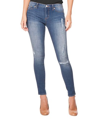 DITTOS&nbsp;Calypso Medium Wash Jeans with Destruction | Lord & Taylor