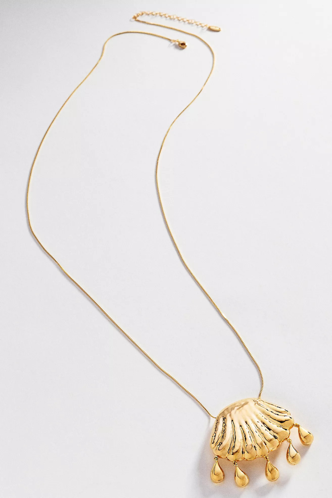 Metal Shell Pendant Necklace | Anthropologie (US)