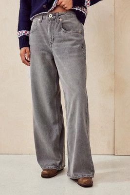 BDG Jaya Baggy Nevada Grey Jeans - Dark Grey 26W 34L at Urban Outfitters | Urban Outfitters UK
