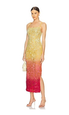 LA FUORI Golden Hour Maxi Dress in Sunset Ombre from Revolve.com | Revolve Clothing (Global)
