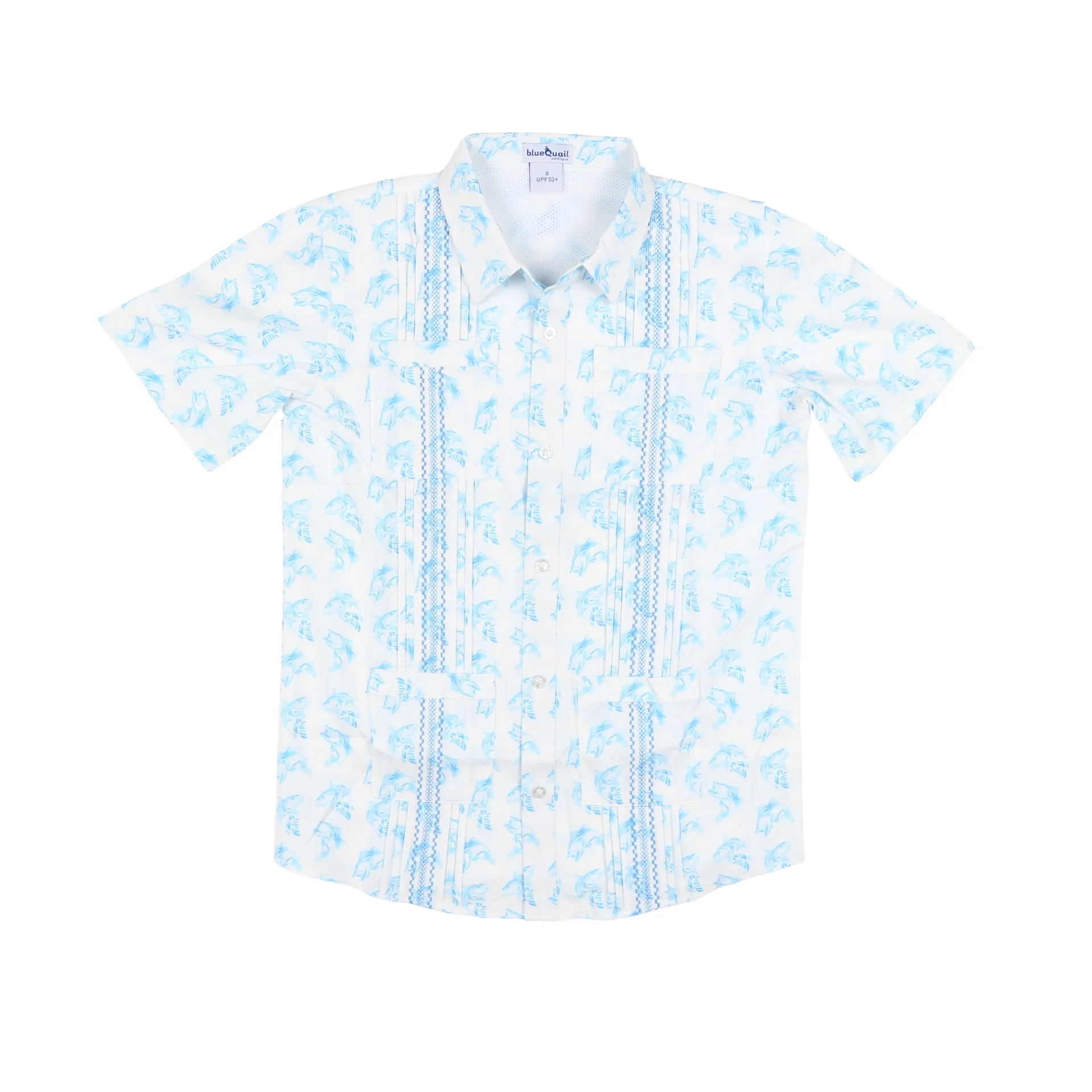 Bass Short Sleeve Shirt - Guayabera Collection | BlueQuail Clothing Co. | BlueQuail Clothing Co.