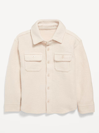 Cozy-Knit Buttoned Pocket Shirt for Toddler Boys | Old Navy (US)