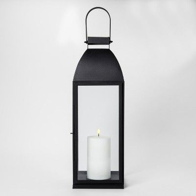 Lantern Candle Holder - Black - Smith & Hawken™ | Target