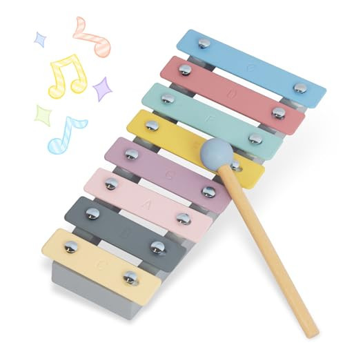 Xylophone for Kids, Xylophone Musical Toy with Child Safe Mallets Educational Musical Instruments Toy for Toddlers (Xylophone) | Amazon (US)