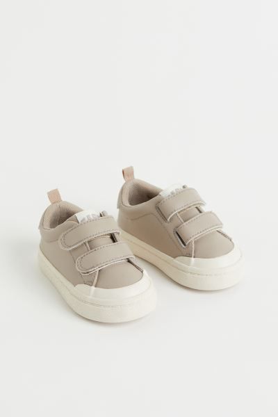 Low-profile sneakers in faux suede. Hook-loop tabs at front, padded edge, and a small loop at bac... | H&M (US + CA)