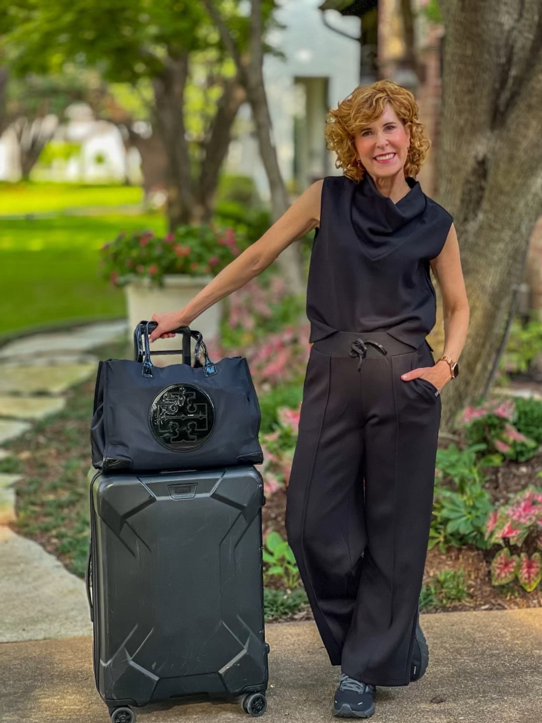 Luxe travel look right here! This lusciously soft and stretchy cowl-neck top and pintuck wide leg knit pants also comes in chic with ivory. 

Throw it on and go: travel, errands, even add a heel and go to dinner! 

Take 25% off one regular price item at Talbots right now, and take an extra 40% off markdowns in their famous Red Door semi-annual sale!

#LTKSummerSales #LTKTravel #LTKFindsUnder100