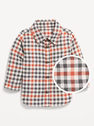 Soft-Brushed Flannel Pocket Shirt for Baby | Old Navy (US)