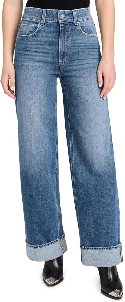 PAIGE Women's Sasha 32" Wide Cuff Jeans | Amazon (US)