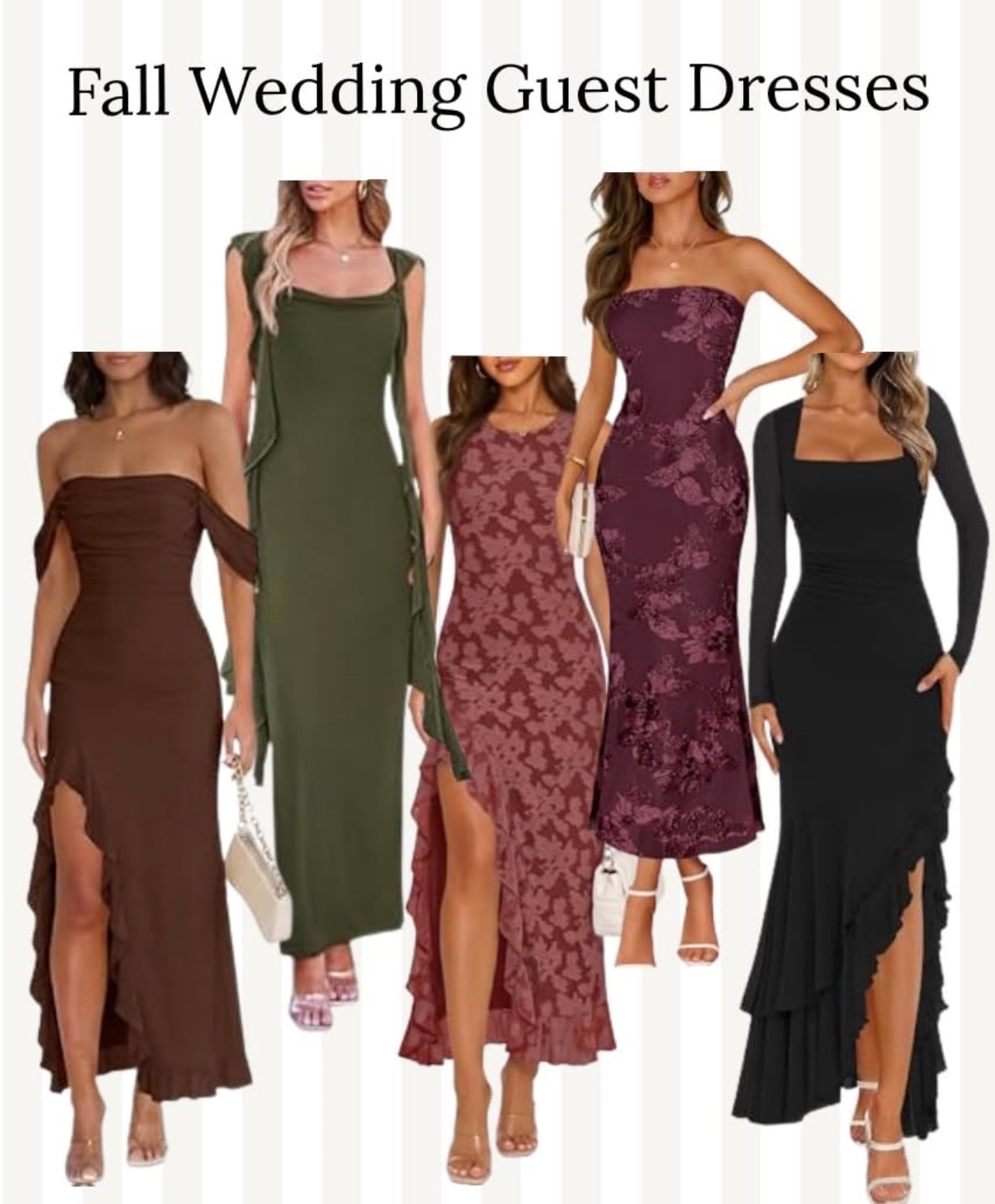Fall wedding guest dresses from Amazon. Flattering dresses, chic dresses, strapless dress, long sleeve dress

#LTKSaleAlert #LTKWedding #LTKBeauty